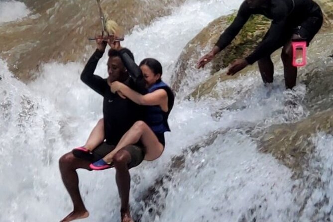 Bluehole and Bamboo Rafting from Montego Bay - Blue Hole: cold water, rope swings, and rainforest paths