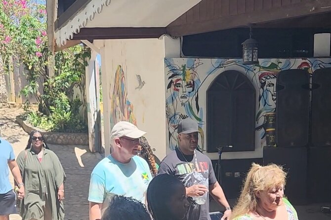 Bob Marley Nine Miles Shuttle with admissions. . - Inside the mausoleum and memorial grounds
