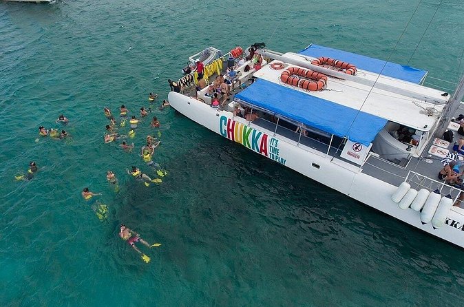 Catamaran, ATV and Horse Back Riding/Swim - Lunch creates a needed pause