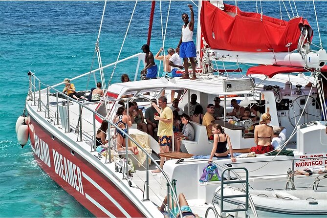 Catamaran Party Cruise and Snorkeling in Montego Bay - Setting out from Bogue Road