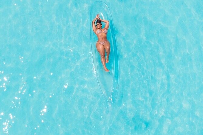 Clear Kayak Photoshoot in Montego Bay (Single) - What the transparent kayak adds to your photos