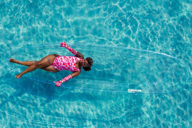 Clear Kayak Private Photoshoot In Montego Bay - Wading into the kayak requires care