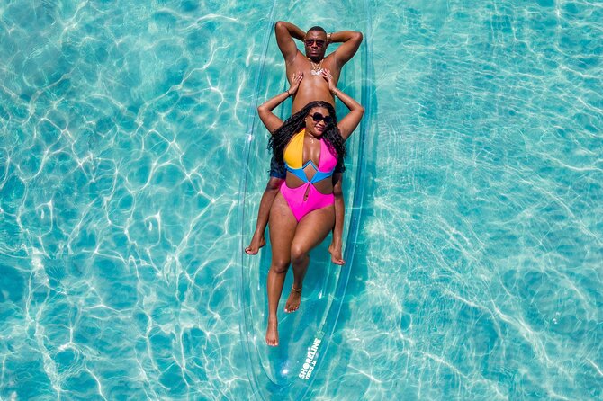 Clear Kayak Private Photoshoot In Montego Bay - The drone creates the signature view