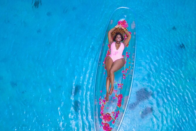 Clear Kayak with Drone Photo Shoots & videos - Paddling above the water