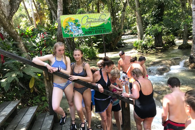 Combo Tour Dunn's River Falls and BlueTour from falmouth - Blue Hole: rope swings, jumps, and a small cave