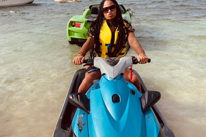 Customized Parasailing & JET-SKI - Getting comfortable on the Jet Ski