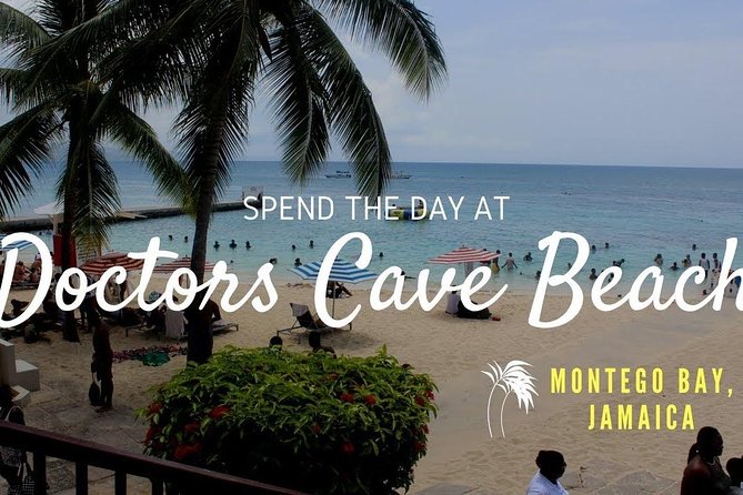 Doctor's Cave Beach and Shopping - Riding with a private Montego Bay driver