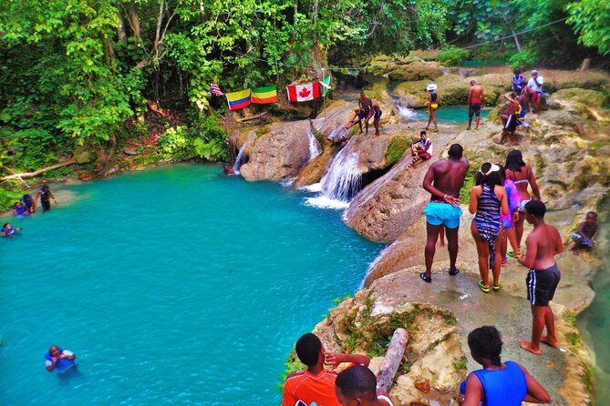 Dunn's River Falls and Blue Hole Adventure from Montego Bay Ja - Blue Hole: pools, rope swings, and limestone caves