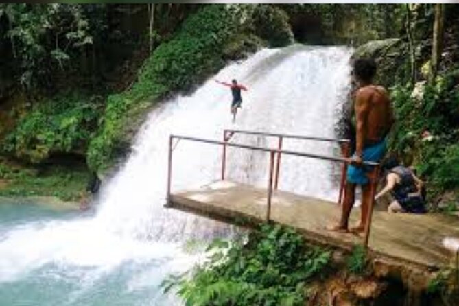Dunn's River Falls and Blue Hole Secret Falls Combo Daytrip - Blue Holes Limestone Pools and Secret Waterfall