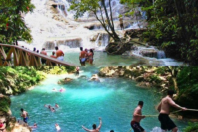 Dunn's River Falls & Blue Hole Tour from Montego Bay - Two Jamaican water stops, two very different moods