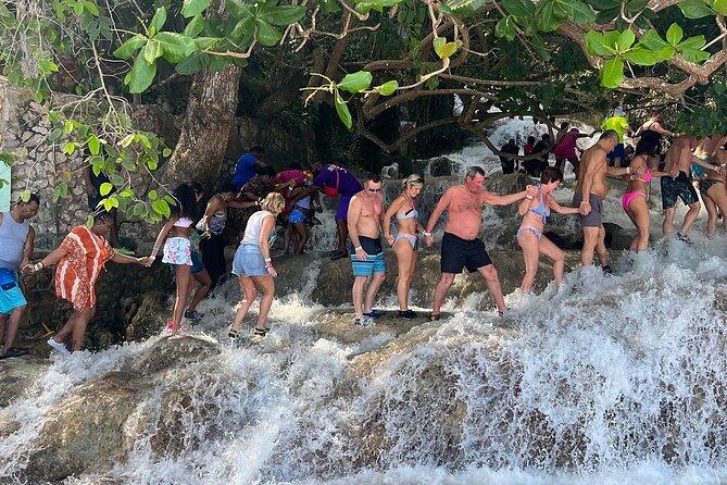 Dunn's River Falls Climb and Beach Include Entry Fee (ᵔᵕᵔ) - Ocho Rios shopping is optional, not a second tour