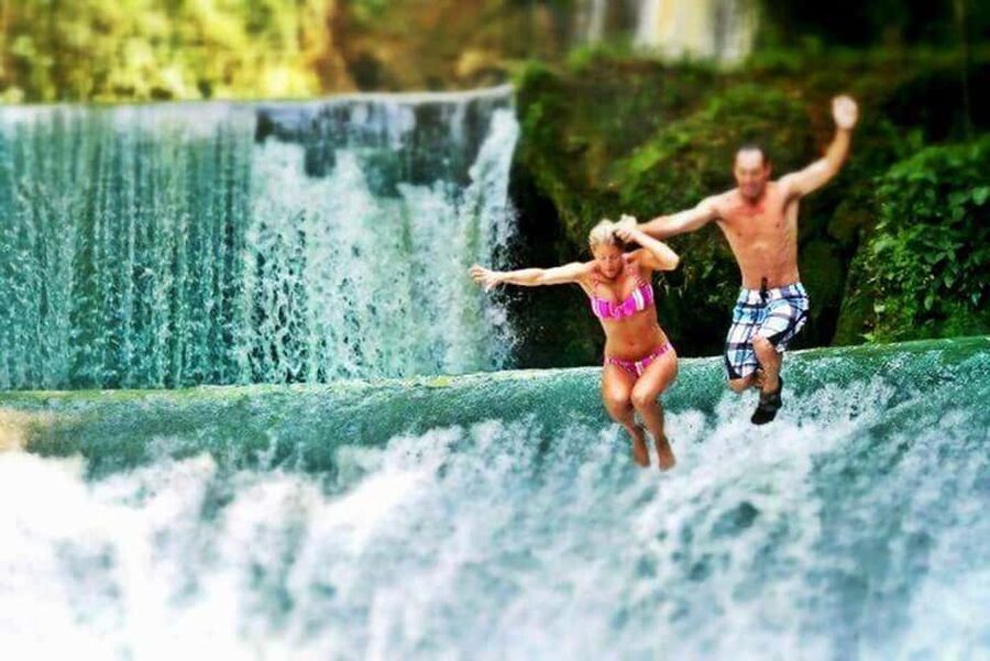 Dunn's River Falls Day Tour - Climbing the cascades, one wet step at a time