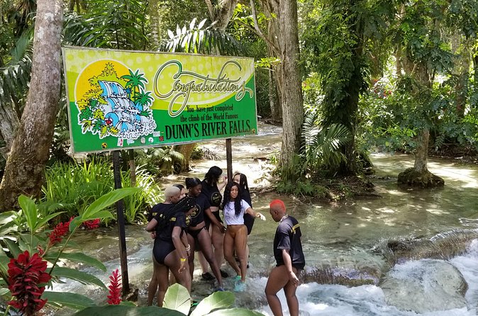 Dunn's River Falls & River Tubing with Lunch from Falmouth - Jerk lunch at Scotchies
