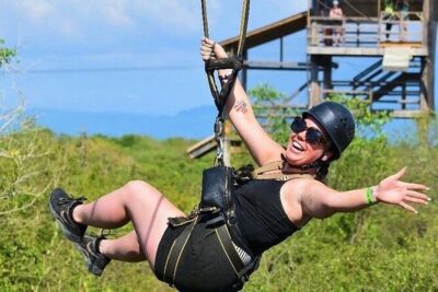 Dunn’s River Falls,Zip lining & horseback riding Combo tour from Montego Bay