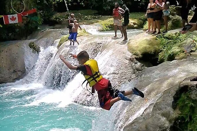 Dunns River Falls & Blue Hole Combo from Montego Bay with Pick Up - Two Jamaican water attractions in one full day