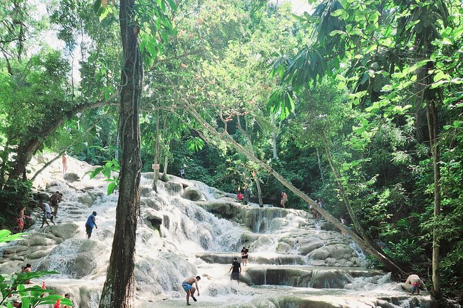 Dunns River Falls & Blue Hole Combo from Montego Bay with Pick Up - Dunn’s River Falls and the climb to the top