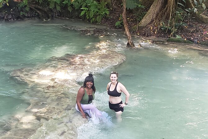 Dunns River Falls Experience from Montego Bay Resorts - Arriving at the falls and getting ready for the climb