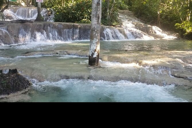 Dunns River Falls Experience from Montego Bay Resorts - Climbing the terraced waterfall