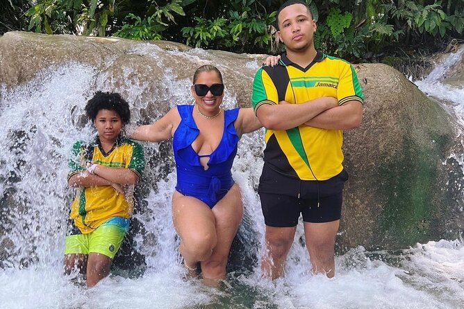 Dunns River Falls, Zipline, Bamboo Rafting, Horseback Ride Tour - Climbing Dunn’s River Falls for two hours