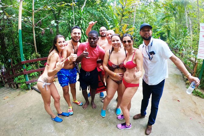 "Explore Scenic Tropical Waterfalls at Blue Hole" - What the waterfall stop actually offers