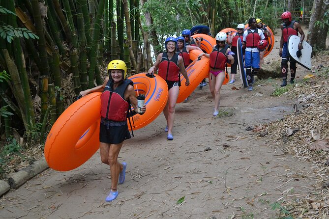 Falmouth Waterfalls River Tubing and Beach Adventure - The Platform Jump, Rope Swing, and Waterfall Stop