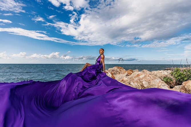 Flying dress session - Who should book this private beach shoot?