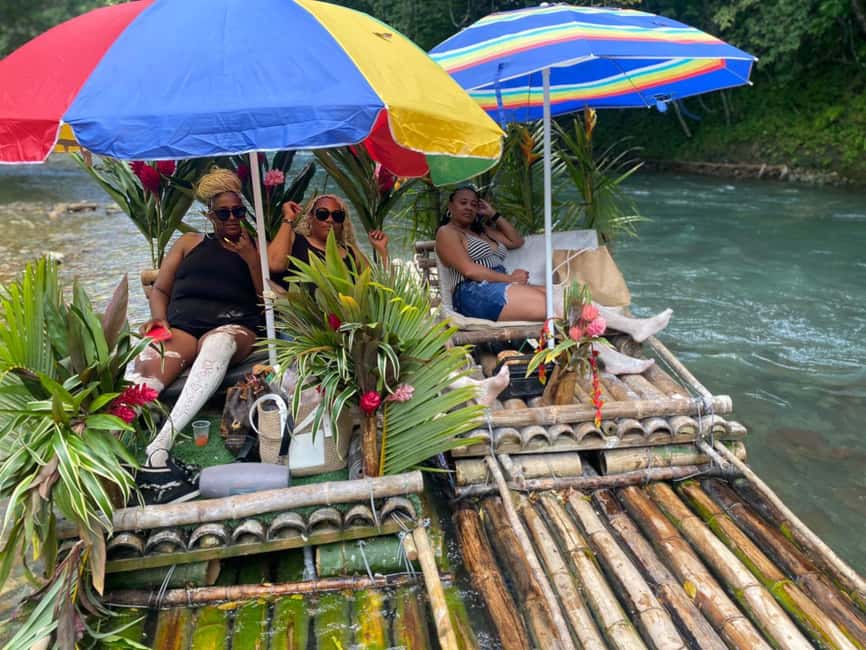 From Montego Bay: Bamboo Rafting & Limestone Massage Tour - A quiet Jamaican river ride near Montego Bay