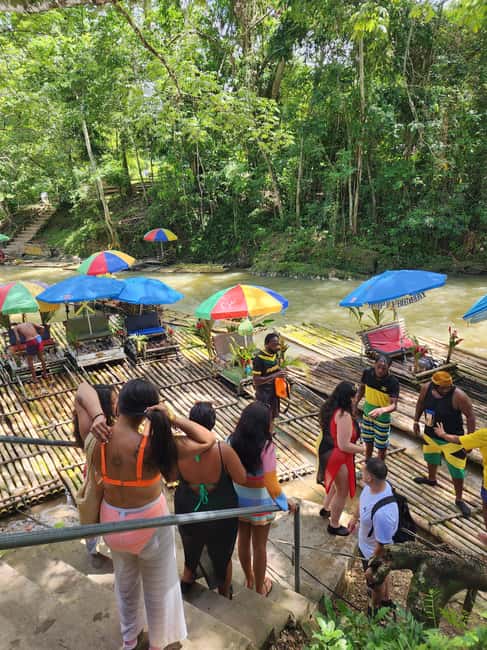 From Montego Bay: Bamboo Rafting & Limestone Massage Tour - The limestone foot massage