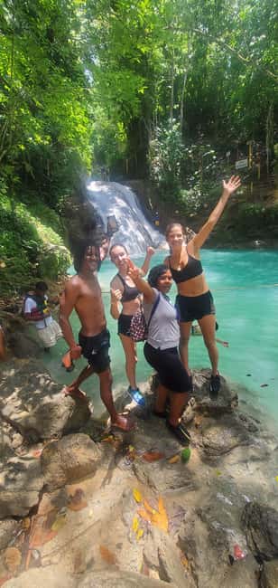 From Montego Bay: Blue Hole Waterfall Experience - What the guides add to the day