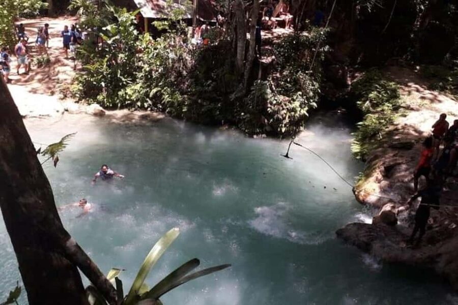 From Ocho Rios: Blue Hole & Dunn's River Falls Tour - Leaving Ocho Rios in an air-conditioned vehicle
