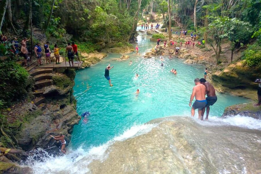 From Ocho Rios: Blue Hole Tour with Jamaican KFC Meal - Key points at a glance