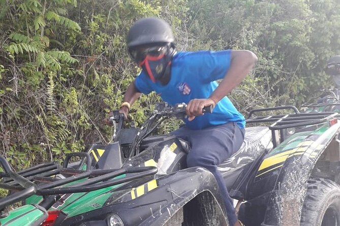 Full Day ATV, Ricks Café, Beach and Shopping Tour from Montego Bay - Green Island: one hour on muddy ATV trails
