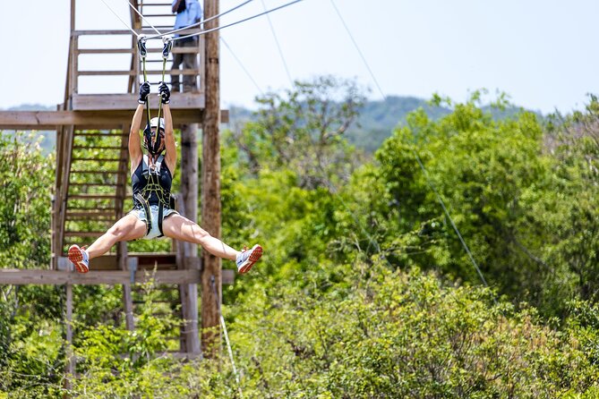 Full Day Jamwest Adventure Park with Welcome Drink - Zipline Views and the Extreme Waterslide