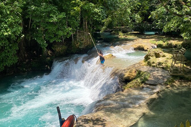 Full Day Rafting, Horse Back Riding and Blue Hole in Jamaica - Forest Trails and Caribbean Water on Horseback