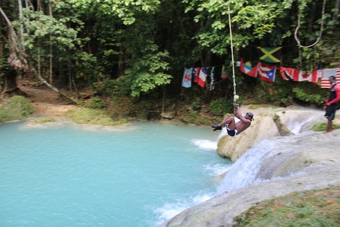 Full-Day Tour of Blue Hole and Dunn's River Falls, Including Fees - Blue Hole first: Jamaica’s most playful river stop