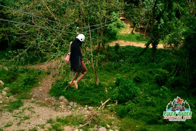 Full Package & Park Access at River Ryder Park Kingston Jamaica - The Wishing River gives the visit breathing room