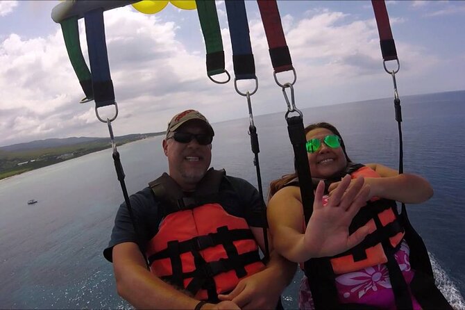 Grate River Rafting with Limestone Massage, Jet Ski and Parasailing combo tour - Tropical Bliss Beach: jet skis and parasailing