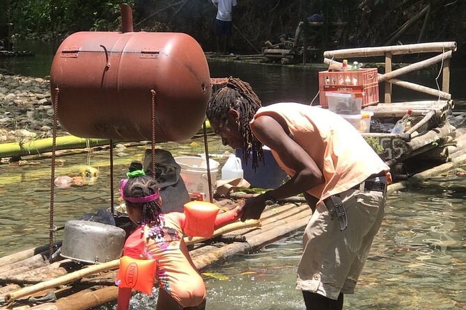 Great River Bamboo Rafting and Limestone Full Body Massage Tour From Montego Bay - Coconut water, swimming, and local stops