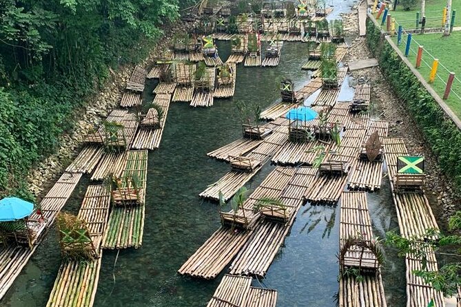 Great River Bamboo Rafting & Limestone Massage at Lethe Jamaica - Floating shops, coconuts, and optional extras