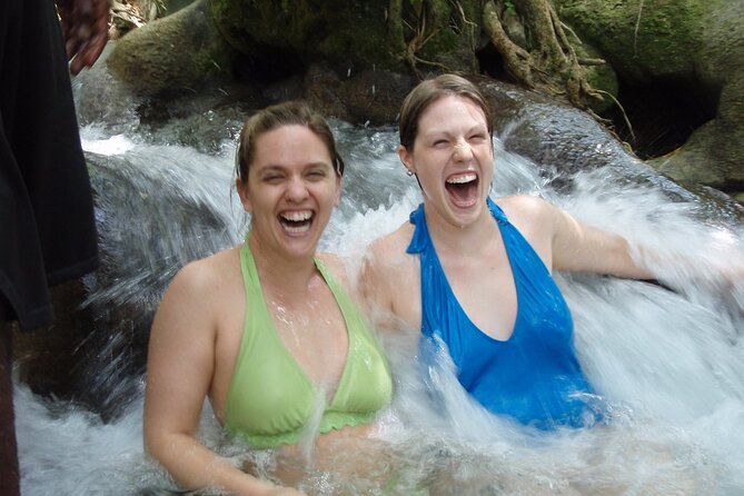 Green Grotto Caves and Dunn's River Falls Guided Tour with Admission - Scotchies Drax Hall for jerk chicken