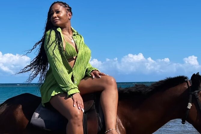 Horseback Ride & Swim Jamaica/Montego Bay - Getting comfortable with your horse