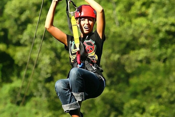 Horseback Riding, ATV and Ocean Zip lining combo from Montego Bay - Rappelling and the ocean zipline