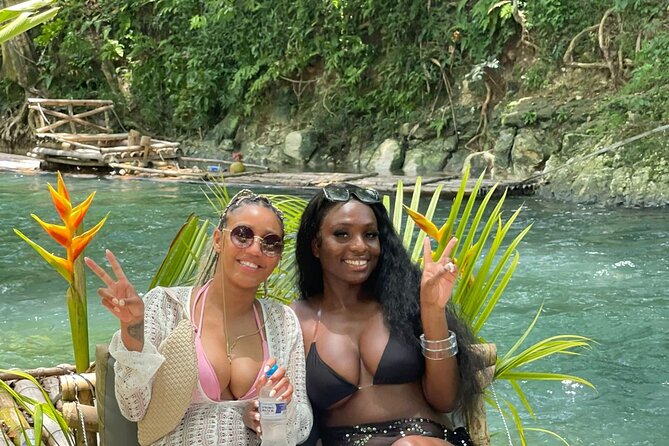 Jamaica Adventure: Bamboo Rafting, Negril Beach & Rick's Sunset - Bamboo Rafting on the Great River in Lethe Village