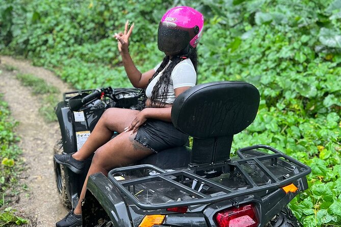 Jamaica ATV's Adventure - Getting comfortable with the ATV before the ride