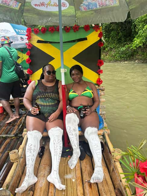 Jamaica Bamboo Rafting Experience with Limestone Massage - Jamaican food, drinks, music, and extras