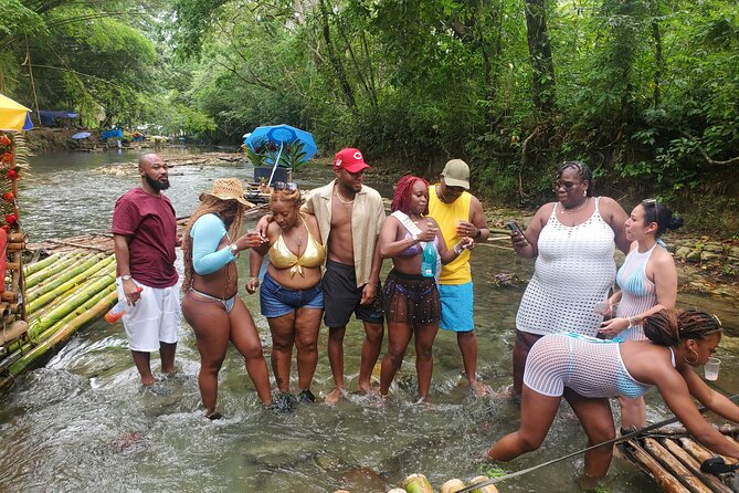 Jamaica Bamboo River Rafting Experience with Lime Stone Massage - The Limestone Foot and Leg Massage