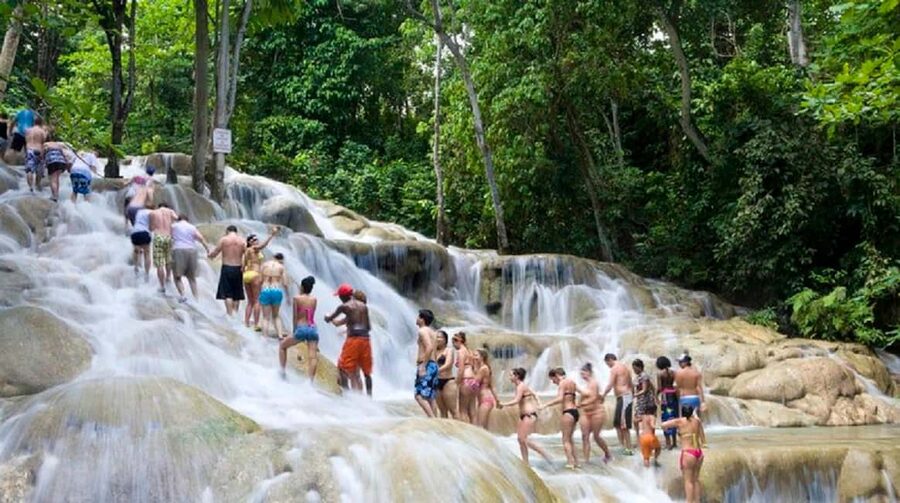 Jamaica: Bobsled and Dunn's River Falls Adventure Tour - From hotel lobby to Jamaican hill country