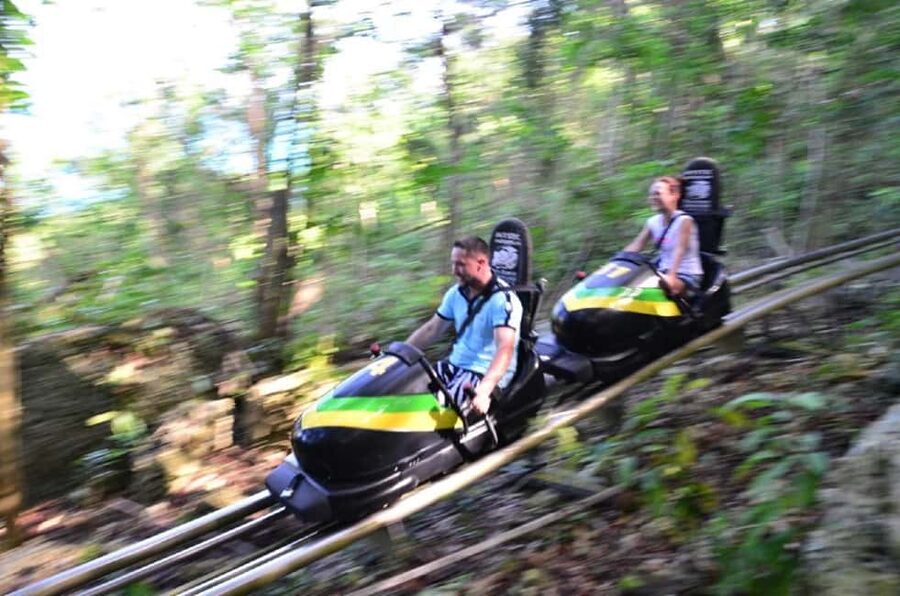 Jamaica Bobsled and Zip Line Adventure Tour - The ride begins before the park