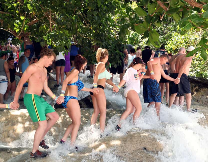 Jamaica: Dunn’s River Falls and Jungle River Tubing Tour - Jerk Lunch Adds a Jamaican Pause