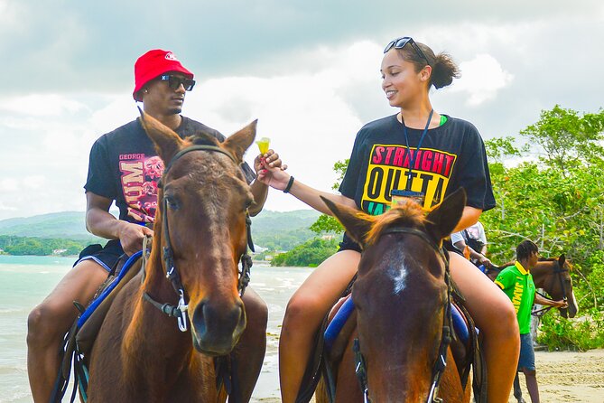 Jamaica's Ocean Horseback Bamboo Raft Adventure and Transport - A Jamaican morning built around two contrasts